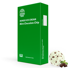 Kem kẹp bạc hà vụn socola Mingo Mint Chocolate Chip Hawker Pack 1L