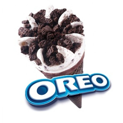 Kem ốc quế Nestle Oreo Ice Cream Cone 70g