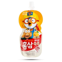 Nước uống hồng sâm trái cây Pororo Hàn Quốc 100ML