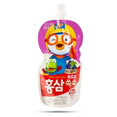 Nước uống hồng sâm trái cây Pororo Hàn Quốc 100ML