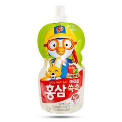 Nước uống hồng sâm trái cây Pororo Hàn Quốc 100ML