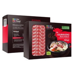 Combo sốt lẩu Bulgogi thịt ba chỉ bò Mỹ Hotpot Story OriFood 1.1kg