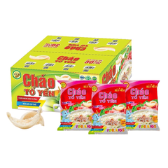Cháo tổ yến Red Nest For Kids thịt bằm thùng 30 gói*50g