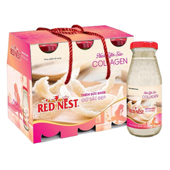 Nước yến sào Red Nest Collagen lốc 6 chai*185ml