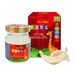 Tổ yến chưng sẫn Red Nest Kids 25% lọ 70ml