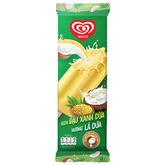 Kem đậu xanh dừa hương lá dứa Wall's 60ML