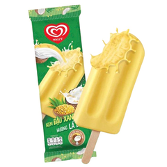 Kem đậu xanh dừa hương lá dứa Wall's 60ML