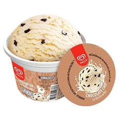 Kem ly vani vun socola Wall's Chocolate Chip Cup 90ML