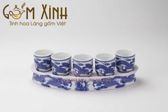 Kỷ cong rồng 5 chén