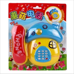 Bộ đồ chơi trẻ em - điện thoại phát nhạc hình nấm