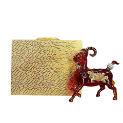 Rượu Golden Grain Whisky Vali Vàng - Rượu Linh Vật Dê Đinh Mùi Chính Hãng
