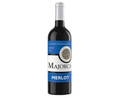 Rượu vang Majorca Merlot nhãn xanh Chính Hãng