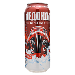 Bia Tàu Phá Băng Ledokol 8% Nga – thùng 12 lon 450 ml-giá rẻ