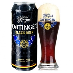 Bia Oettinger đen 4,9% Đức – thùng 24 lon 500ml
