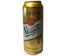 Bia Steiger vàng 12° Gold Lager – Lon cao 500ml