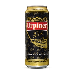 Bia Urpiner Dark 5% Tiệp – thùng 24 lon 500ml