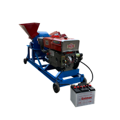 Máy Băm Gỗ 2T Đa Năng + Đầu Nổ Đề + Ác Quy