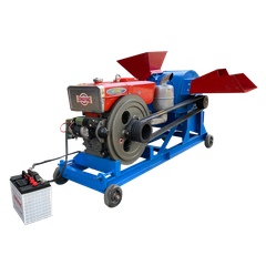 Máy Băm Gỗ 2T Đa Năng + Đầu Nổ Đề + Ác Quy