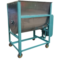 Máy Trộn Nguyên Liệu Ngang Inox 150kg/mẻ (MTI-01)