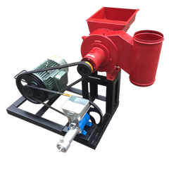 Máy Nghiền Bột Mịn Sắt 300 + Máy Nổ Bỏng Gối Gang