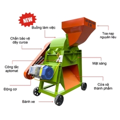 Máy Băm Xơ Dừa B300 Phiên Bản Cải Tiến
