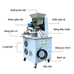 Máy Mì Inox 2 Nòng M50