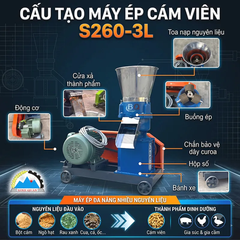 Máy ép cám viên S260-3L