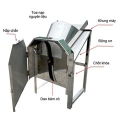 Máy Băm Cỏ Inox C200