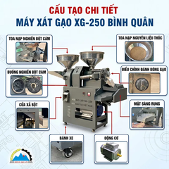 Máy Xát Gạo XG250