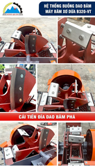 Máy Băm Xơ Dừa B320-VT