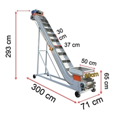 Băng tải thức ăn chăn nuôi D400 2m5