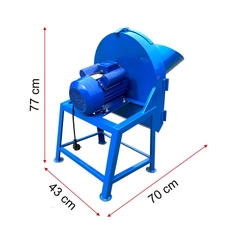 Máy Băm Chuối Xả Thẳng 1.5Kw