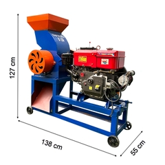 Máy Băm Xơ Dừa B250 Đầu Nổ