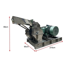 Máy nghiền thức ăn chăn nuôi B24 inox