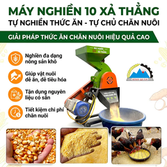 Máy Nghiền 10 Xả Thẳng