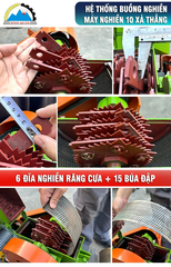 Máy Nghiền 10 Xả Thẳng