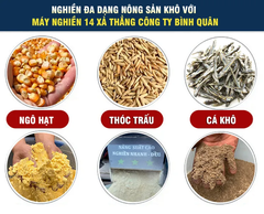 Máy Nghiền 14 Xả Thẳng