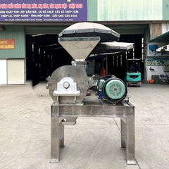 Máy Nghiền Thức Ăn Chăn Nuôi B30 Inox Có Chân Bệ