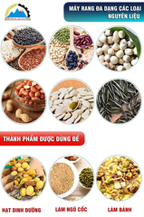 Máy rang hạt đa năng R30i-02