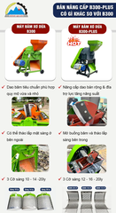 Máy Băm Xơ Dừa B300-Plus