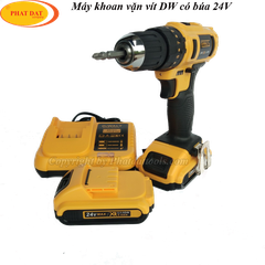 Máy khoan pin Dewalt 24V có búa