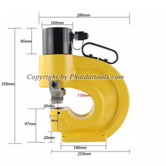 Máy Đột Thủy Lực CH70 và Bơm điện thủy lực DB075S1