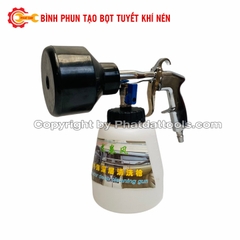 Bình Phun Tạo Bọt Tuyết Khí Nén 1000ml-Đầu Đen