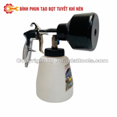 Bình Phun Tạo Bọt Tuyết Khí Nén 1000ml-Đầu Đen