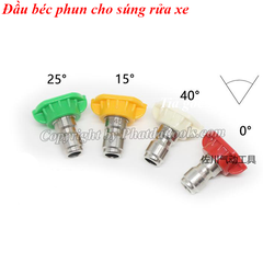 Bộ 4 Béc Xịt Rửa Xe Chỉnh Tia