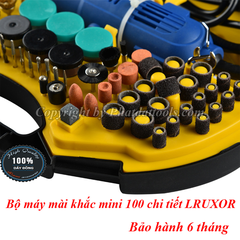 Bộ Máy Khoan,Mài,Khắc Mini LRUXOR 100 Chi Tiết