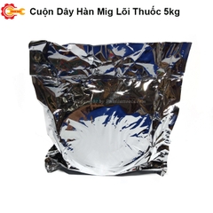 Cuộn Dây Hàn Mig 5kg Lõi Thuốc Không Dùng Khí