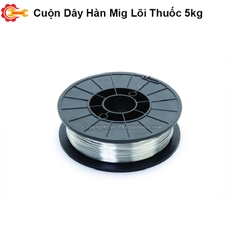 Cuộn Dây Hàn Mig 5kg Lõi Thuốc Không Dùng Khí