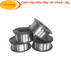 Dây Hàn Mig Lõi Thuốc 5kg 1.0mm Cho Máy Hàn Mig Mini