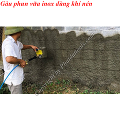 Gàu phun vữa trát tường